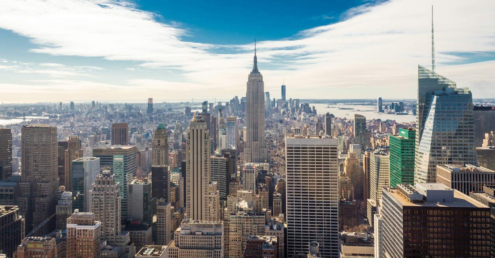 Manhattan skyline and Empire State Building