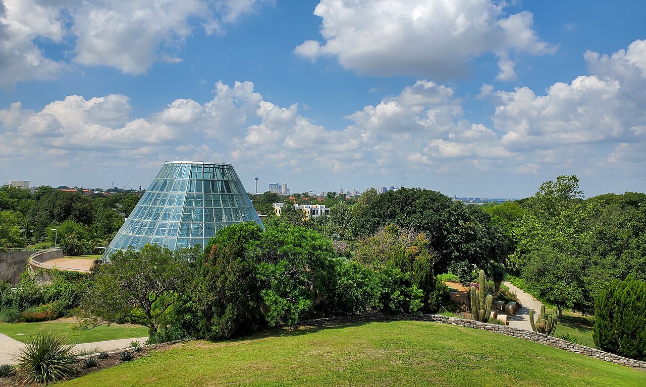 San Antonio Botanical Garden Overlook View